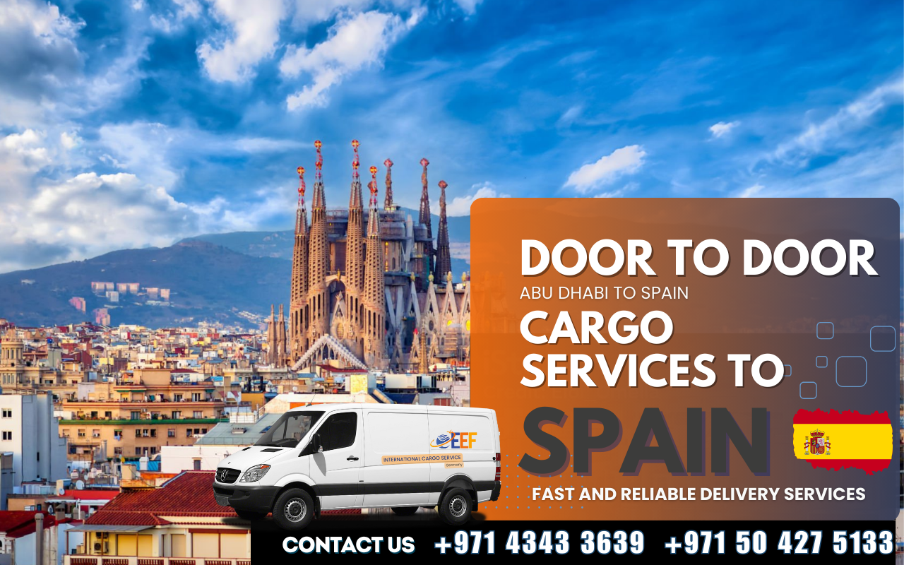 Top cargo Services to Spain Door-to-Door From Abu Dhabi | Al Ain | UAE