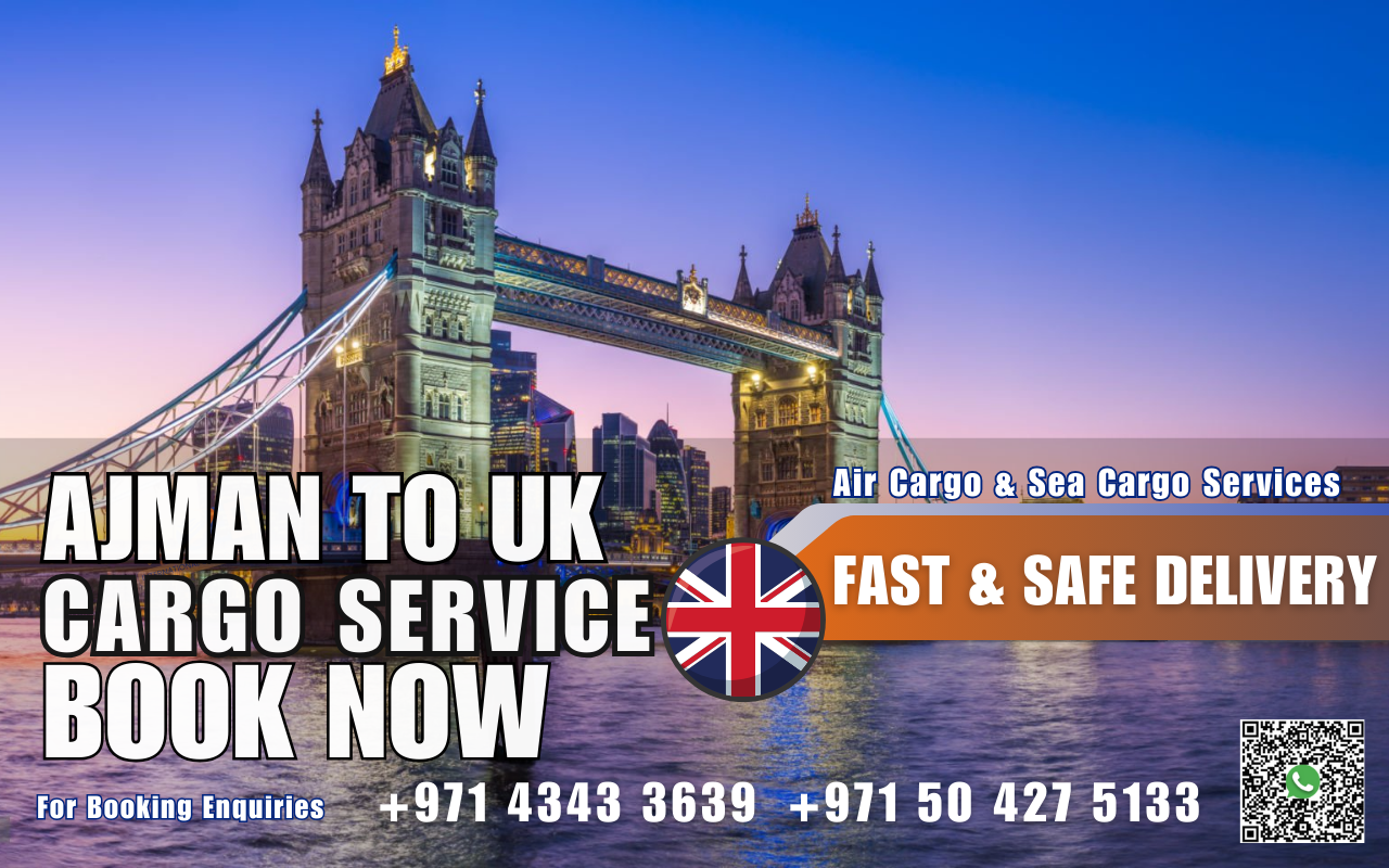 Ajman to UK Cargo | Shipping | By Air and Sea | UAE | EEF