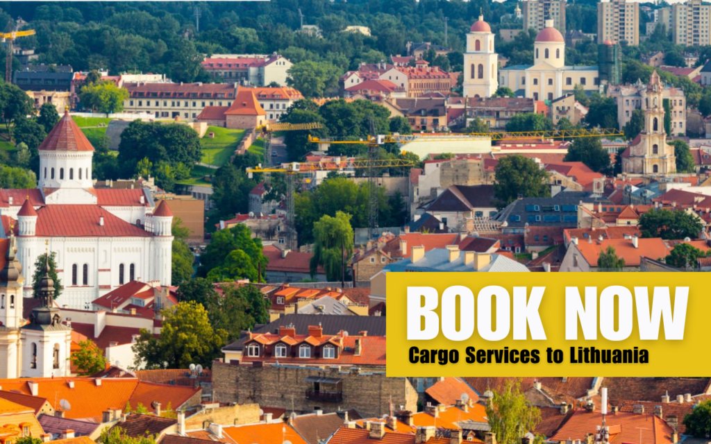 Book cargo shipping services to Lithuania