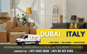 By Air and Sea Shipping to Italy from Dubai