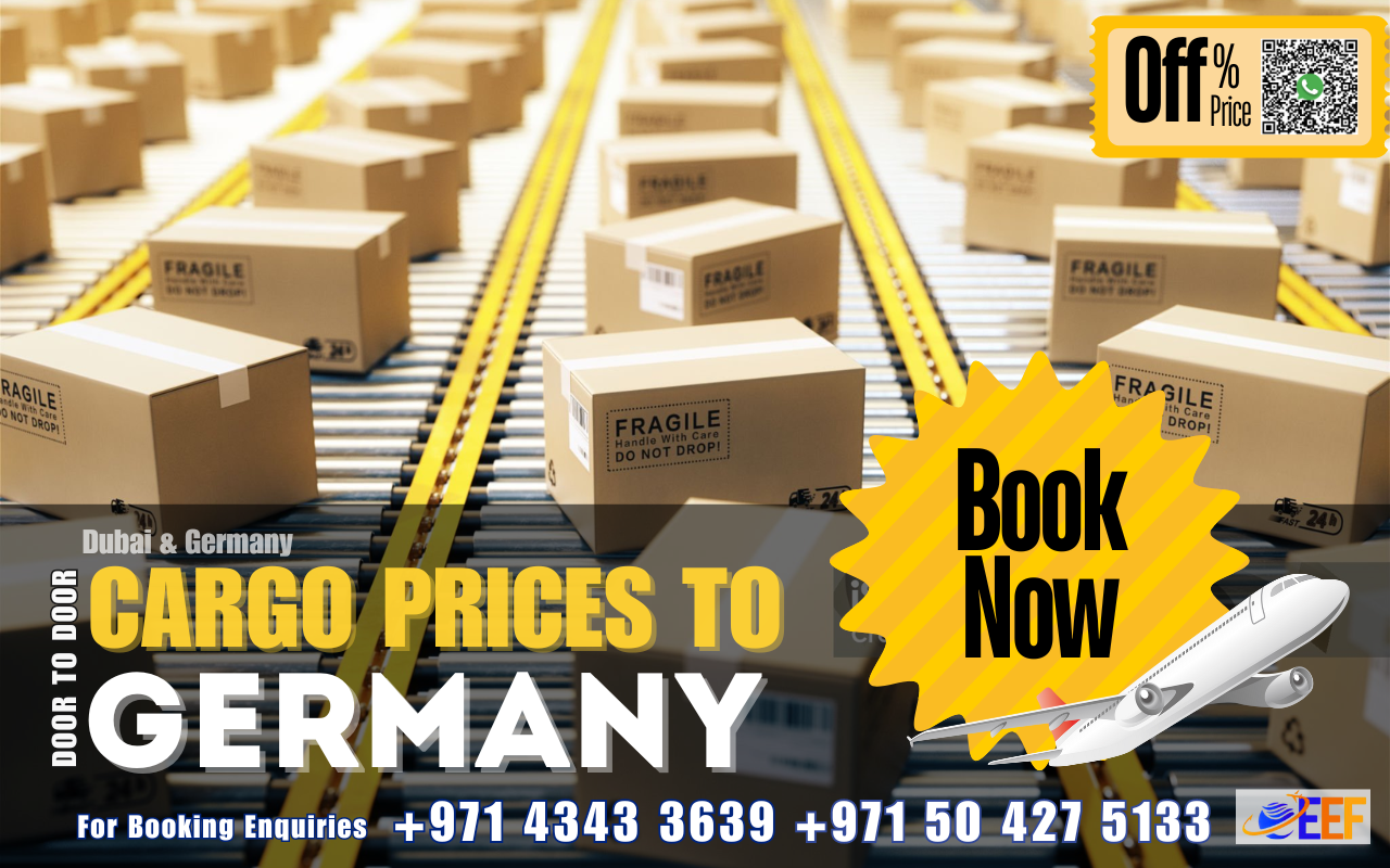 Dubai to Germany Cargo Prices | Fast Shipping Days | UAE