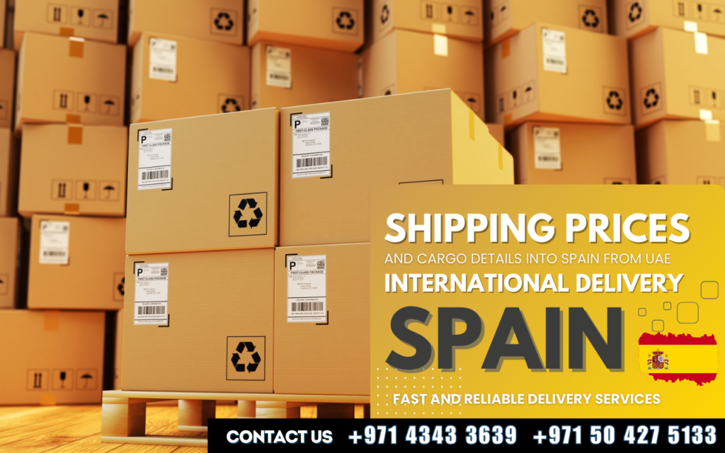 Shipping Prices to Spain from Dubai and Sharjah​