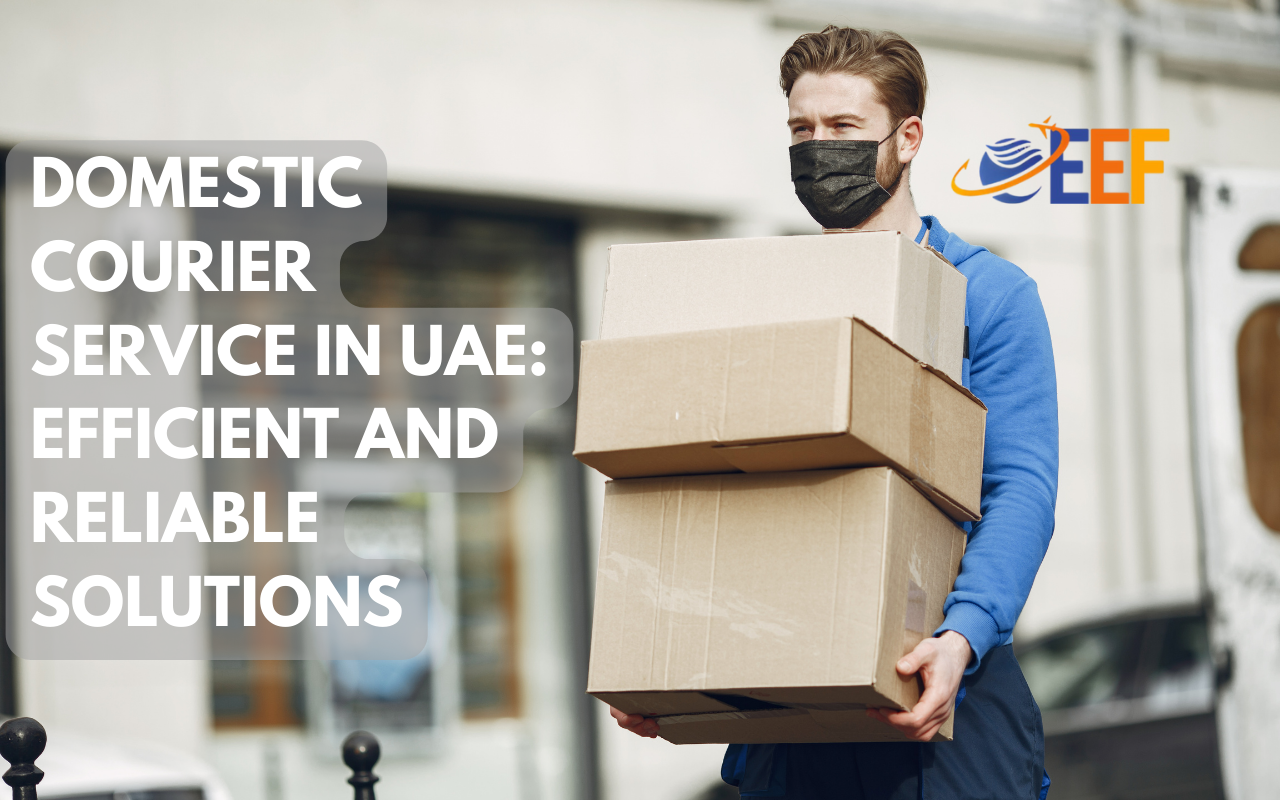 Domestic courier service, local delivery service in UAE