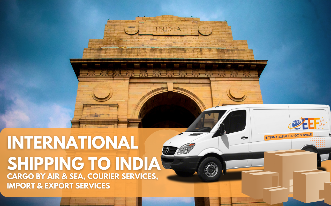 Cargo services and courier services to India from Dubai, Sharjah, Abu Dhabi, Al Ain, Ajman, Ras Al Khaima, Fujairah in UAE.