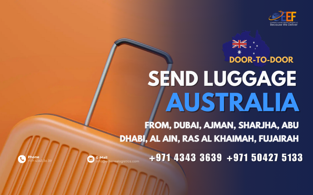 Luggage Shipping to Australia | Send from UAE | By Air and Sea