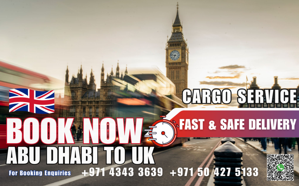 Fast Cargo to UK from Abu Dhabi