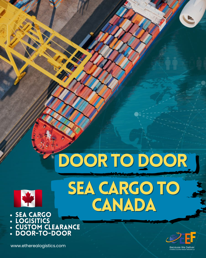 Door-to-Door Shipping to Canada from Abu Dhabi