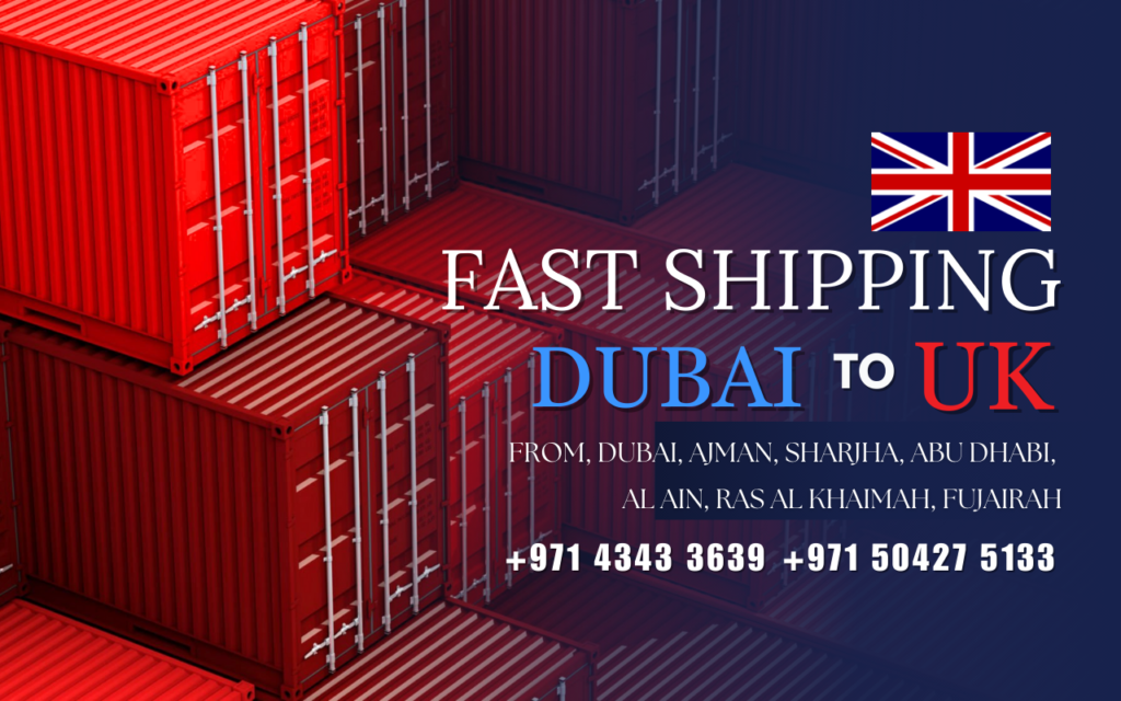 Dubai to United Kingdom Shipping Services | Cargo to UK | EEF