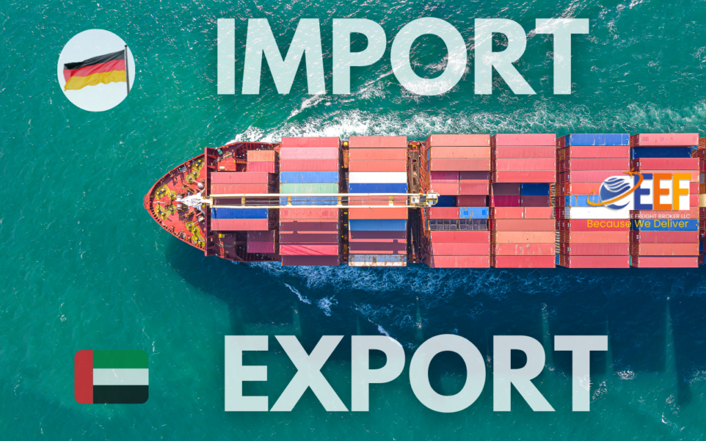 Cargo Import & Export service between Germany and UAE