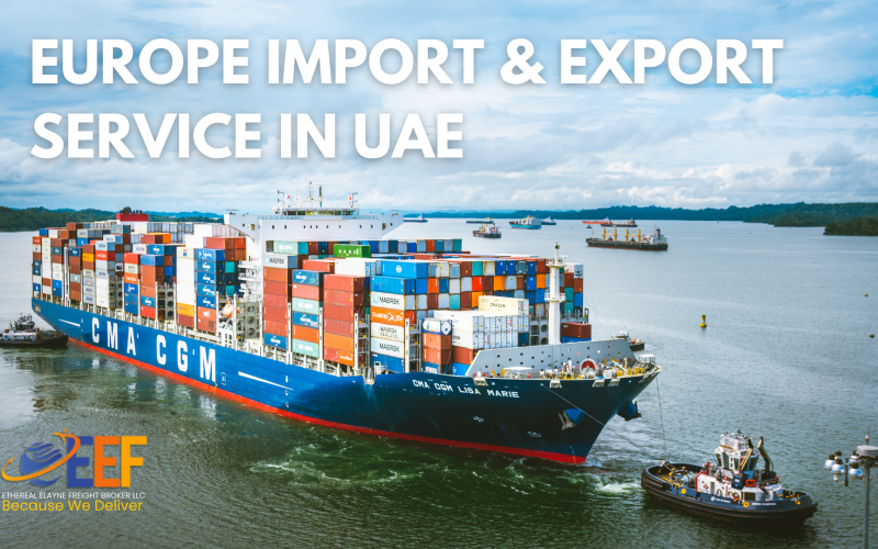 In UAE Import & Export service to Uk, Germany, France, Netherlands, Ireland, Italy, Belgium, Lithuania, Luxembourg, Sweden, Finland, Turkey, Georgia, Greece, Turkey, Spain and all over the Europe Countries