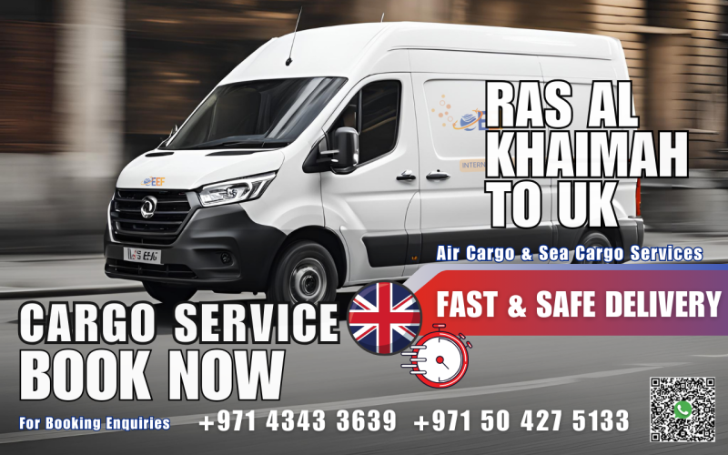 Shipping to UK from Ras Al Khaimah and Dubai